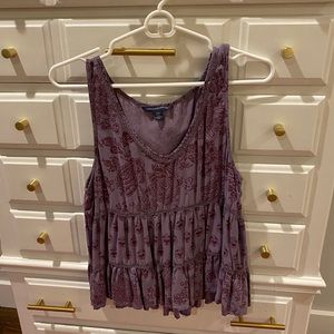 Purple Patterned Tank